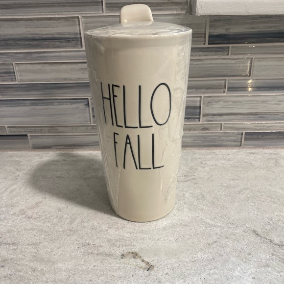 Rae Dunn Hello Fall Cream Tumbler - Picture 1 of 5